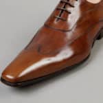 Chaussures Richelieu bout golf – ligne Castelo – Havane réf. 3012