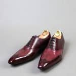 Chaussures Richelieu patine bicolore Fushia/Violet – ligne Castélo – réf. 3003