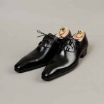 Chaussures Richelieu One Cut laçage à empiècements – ligne Dandy – Noir réf. 8702