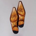 Chaussures Mocassin Porto Vecchio – ligne Castelo – Cognac Foncé réf. 3004