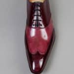 Chaussures Richelieu patine bicolore Fushia/Violet – ligne Castélo – réf. 3003