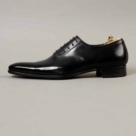 Chaussures Richelieu laçage Officier – ligne Dandy – Noir réf. 8840